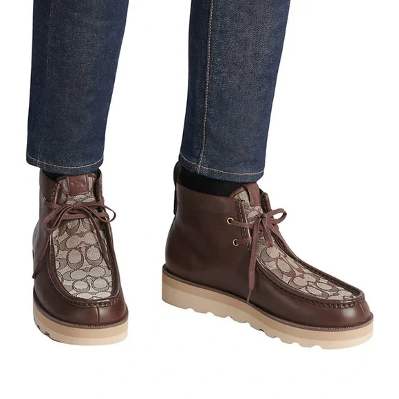 Signature Jacquard Chukka Boots - Picture 5 of 5